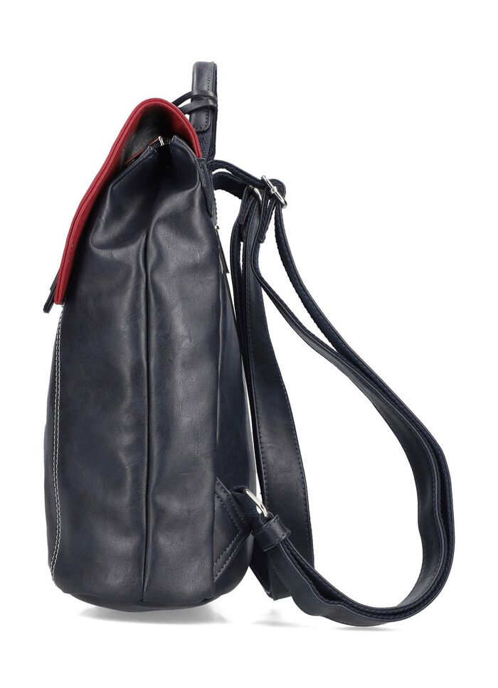 Rieker, Rucksack, Damen, mit bunten Applikationen MARINE-BORDEAUX